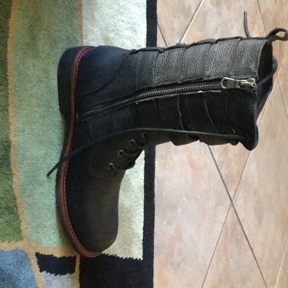 Signature red stitch boots